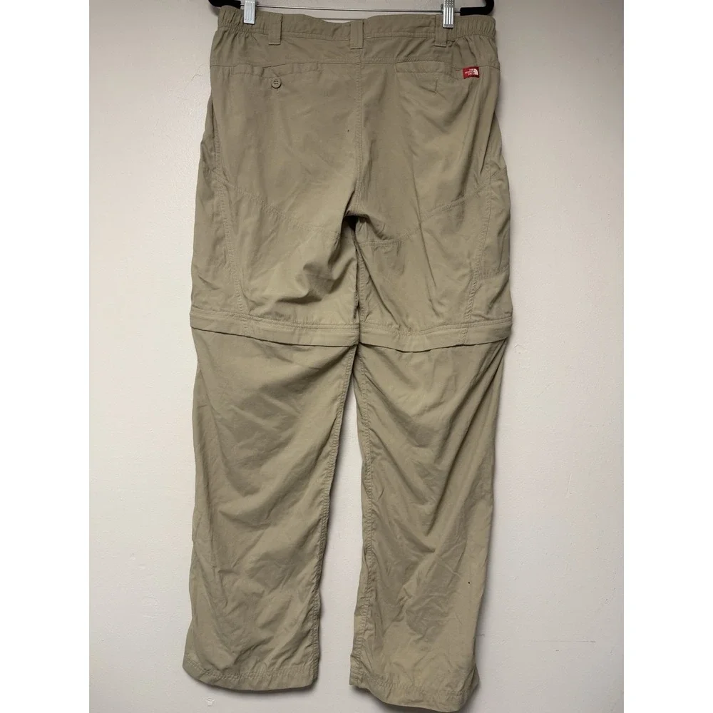 The‎ North Face Mens Zip Off Convertible Hiking Pants Khaki Size LG
